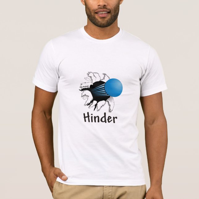 T-shirt Chemise Racquetball Hinder (Devant)