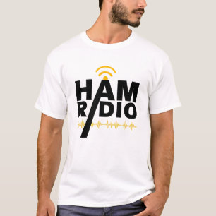 T-shirt Chemise radio opérateur de jambon fréquence