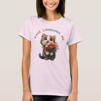 T-shirt Chemise Rage Me Consume, Chemise Drôle