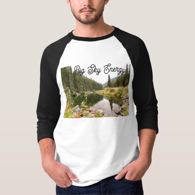 T-shirt Chemise Raglan Big Sky Energy (Devant)