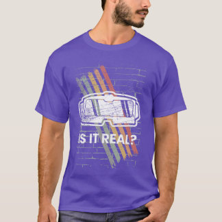 T-shirt Chemise Réalité Virtuelle pour un joueur VR rétro