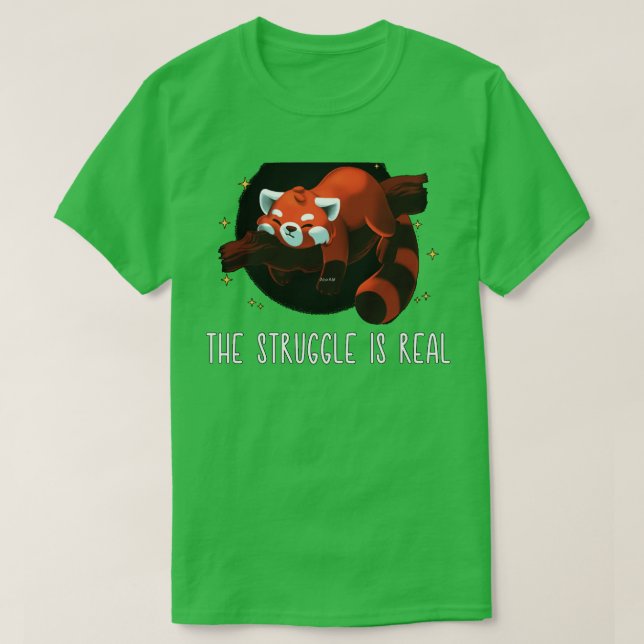T-shirt Chemise Red Panda Lover2 (Design devant)