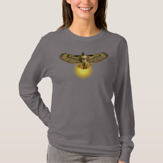 T-shirt Chemise Red Tailed Hawk Flying Into the Sun