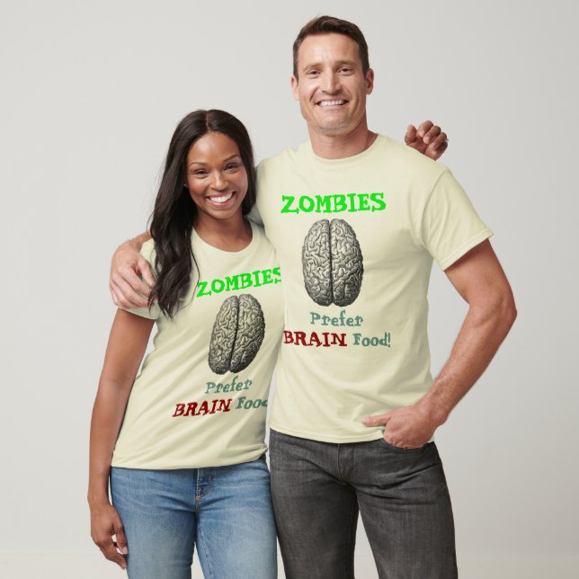 T-shirt Chemise régimes Zombie (Unisexe)