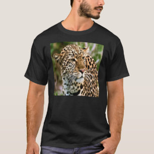 T-shirt Chemise repérée de léopard