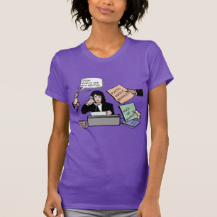 T-shirt chemise représentant la lutte de Linda
