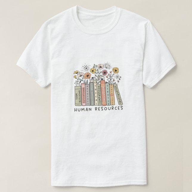 T-shirt Chemise Ressources Humaines (Design devant)