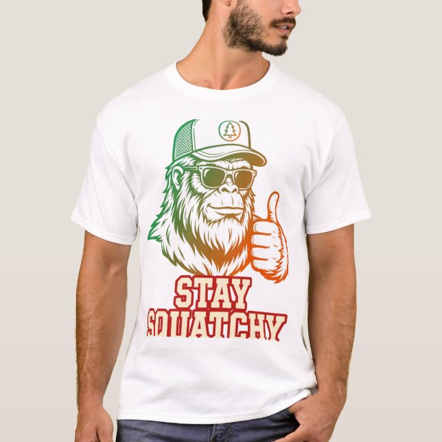 T-shirt Chemise Reste Squatchy (Devant)