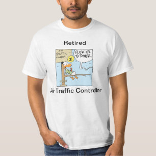 T-shirt Chemise retirée d'humour de contrôleur de la