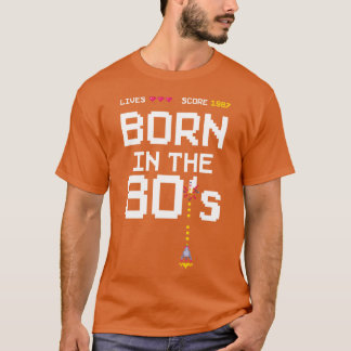 T-shirt Chemise Rétro Fête 1987 Née dans les Années 80