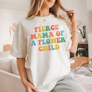 T-shirt Chemise Rétro Fière Maman, Cadeau d'anniversaire p