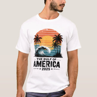 T-shirt Chemise Retro Gulf Of America Est 2025