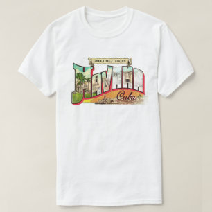 T-shirt Chemise Rétro La Havane Cuba