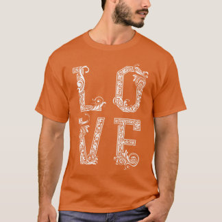 T-shirt Chemise rétro Love Art