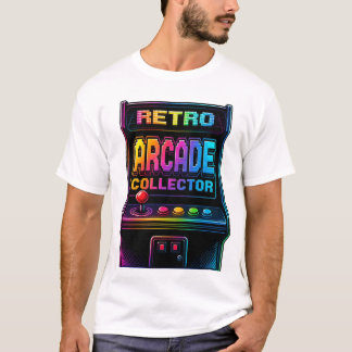T-shirt Chemise rétro pour collectionneur d'arcade vintage
