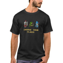 Chemise Retro RPG - Choisissez votre classe
