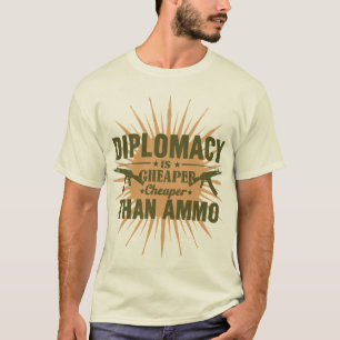 T-shirt Chemise Rétro sur l'Humour Militaire Désinformat