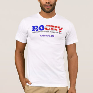 T-shirt Chemise ROCHEUSE de blanc de DRAPEAU