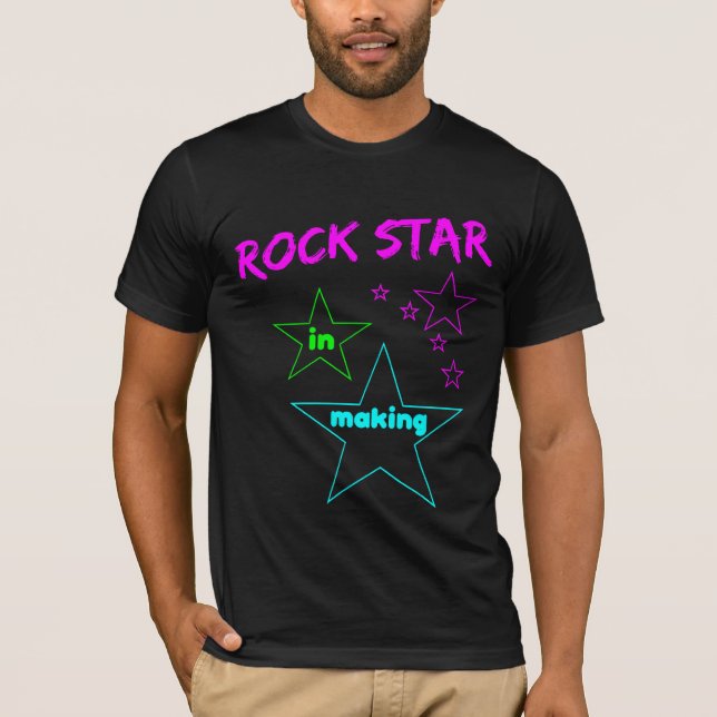 T-shirt Chemise Rock Star (Devant)