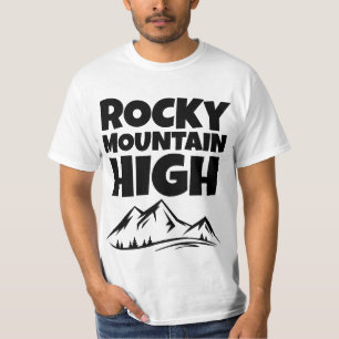 T-SHIRT CHEMISE ROCKY MOUTAIN HIGH COLORADO