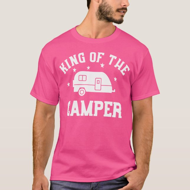T-shirt Chemise Roi Du Camper - Funny Rv Camper (Devant)