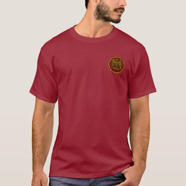 T-shirt Chemise romaine de joint de SPQR Aquila (Devant)