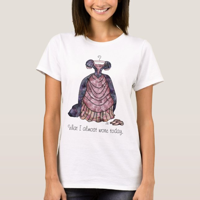 T-shirt " Chemise Romance "victorienne (Devant)