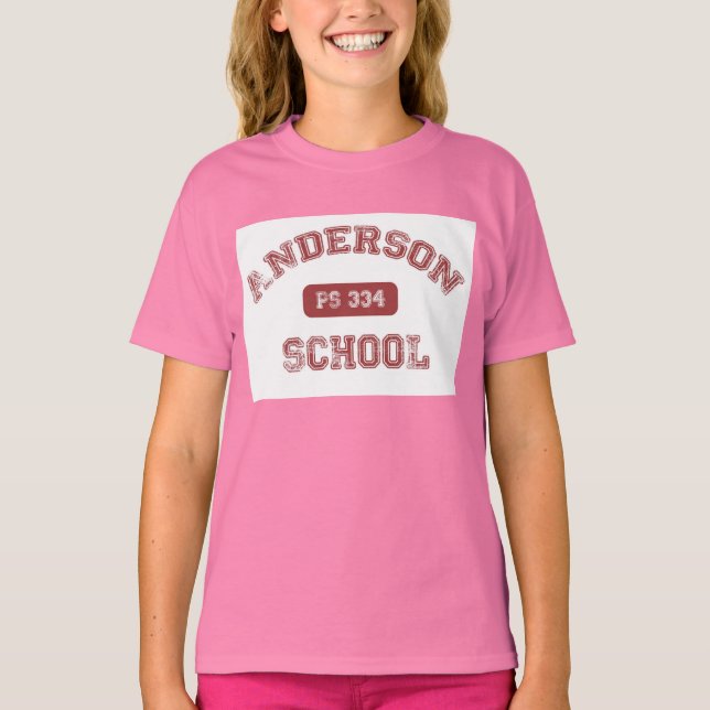 T-shirt Chemise rose Anderson (Devant)
