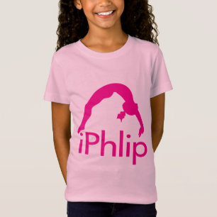 T-Shirt Chemise rose de gymnastique pour la fille