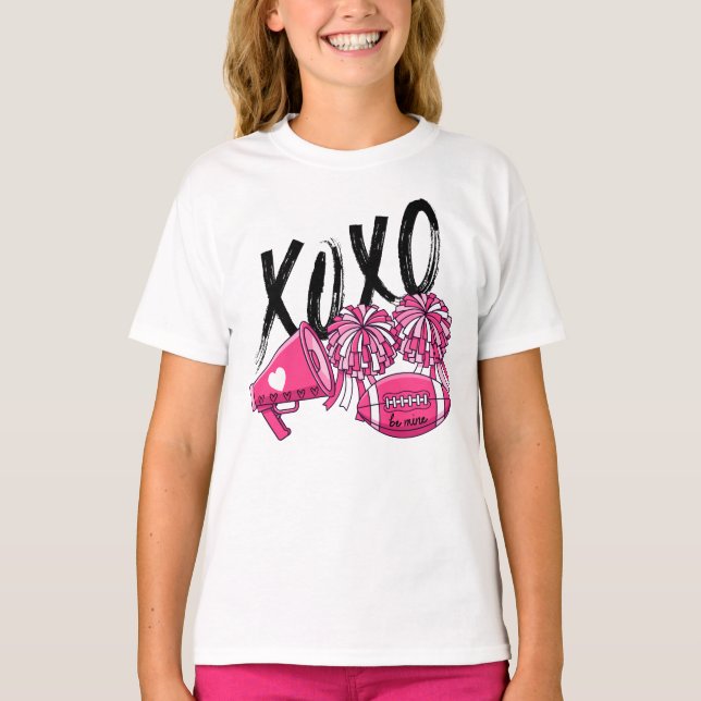 T-shirt Chemise rose de la Saint-Valentin Cheer  (Devant)