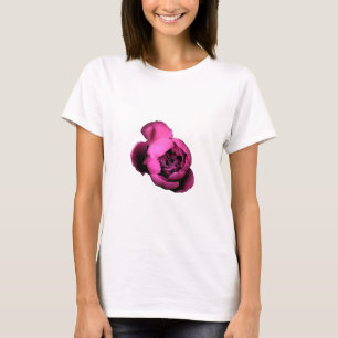 T-shirt Chemise rose de pivoine