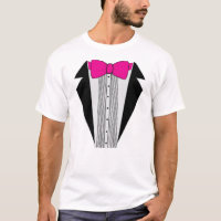 Chemise rose de style de smoking