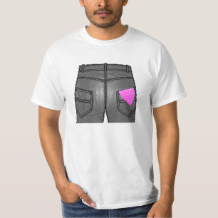 T-shirt Chemise rose droite