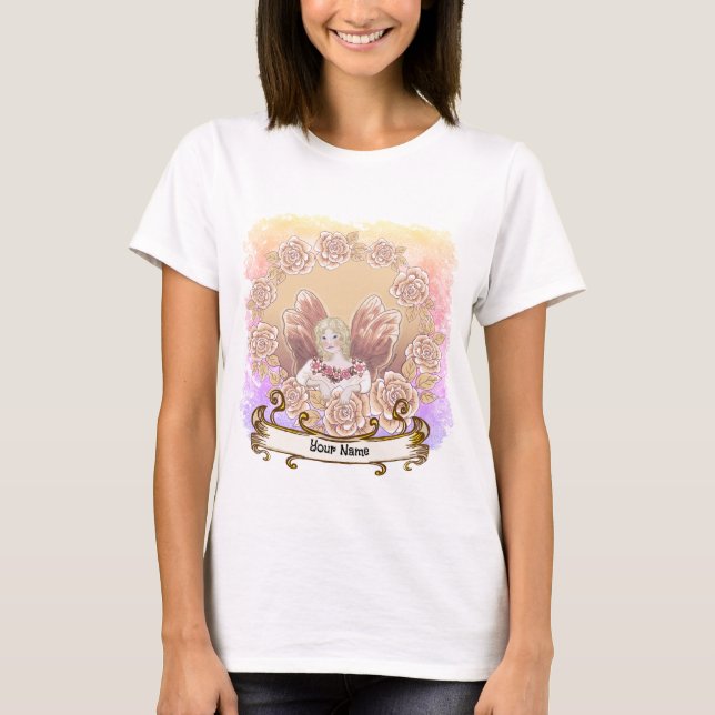 T-shirt Chemise Rose Ring Fairy  (Devant)