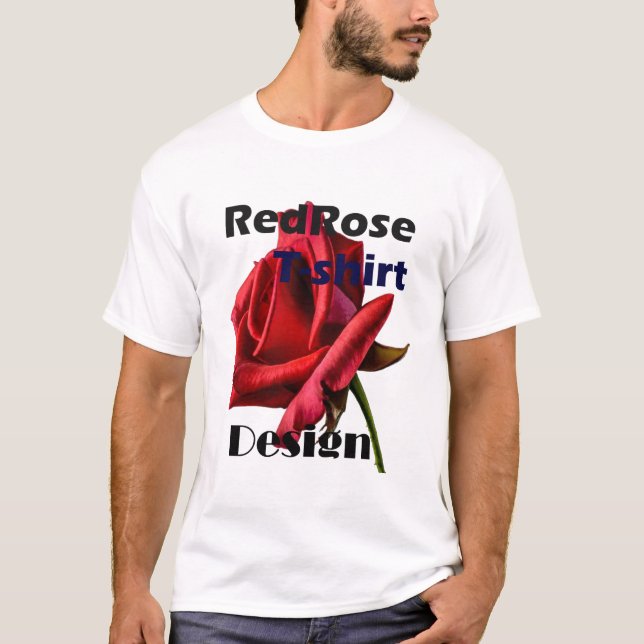 T-shirt Chemise Rose rouge (Devant)