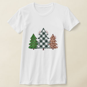 T-shirt Chemise rouge Arbre de Noël - Tee de Noël !