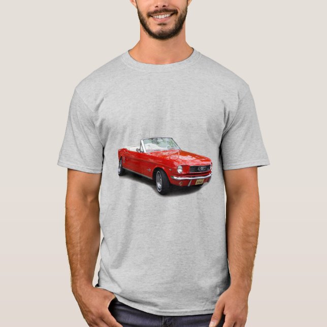 T-shirt Chemise rouge convertible 1966 (Devant)