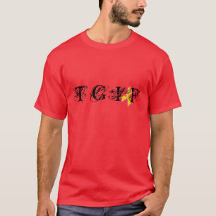 T-shirt Chemise rouge de vendredi