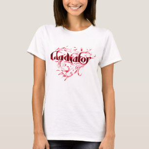 T-shirt Chemise rouge inspirée de gladiateur