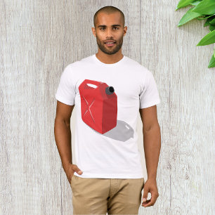 T-shirt Chemise rouge Jerrican Homme