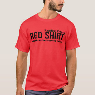 T-shirt Chemise rouge (style 2)