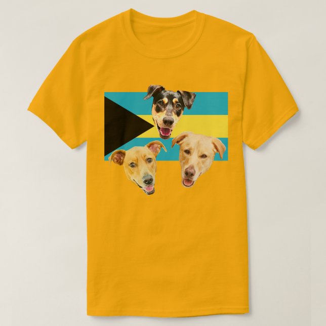 T-shirt Chemise Royal Bahamian Potcakes 2 (Design devant)