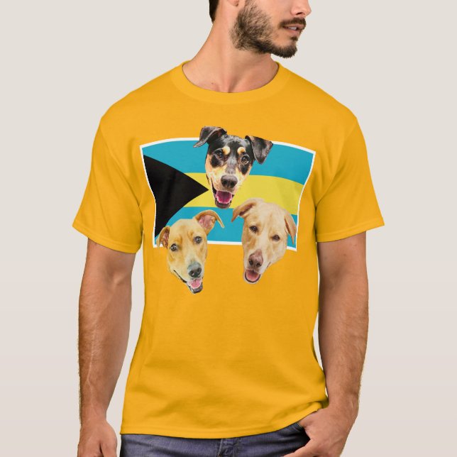 T-shirt Chemise Royal Bahamian Potcakes 2 (Devant)