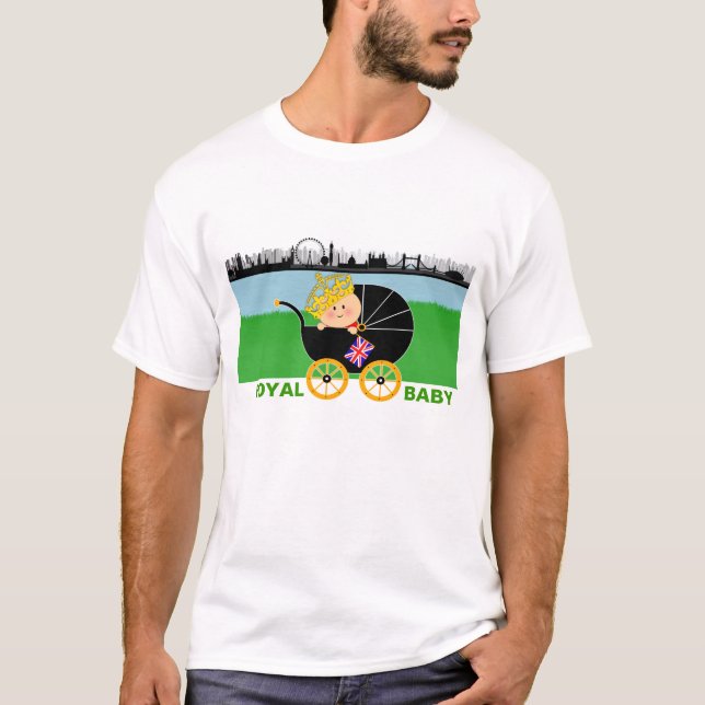 T-shirt Chemise royale de bébé (Devant)