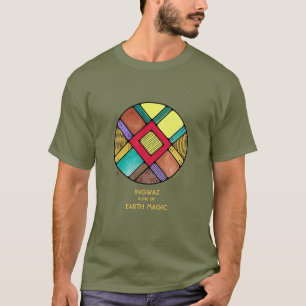 T-shirt Chemise Rune Art Nouveau Ingwaz - Earth Magic
