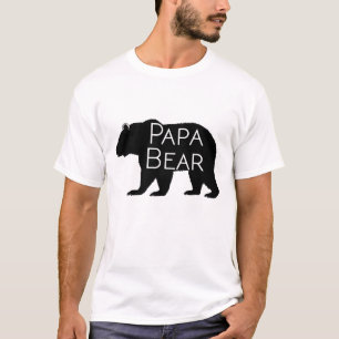T-shirt Chemise rustique d'ours de papa