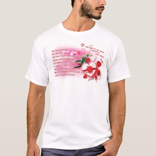T-shirt Chemise Saint-Valentin 2025-ENG (Devant)