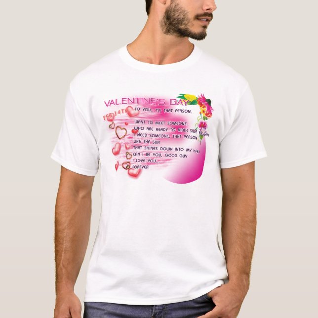 T-shirt Chemise Saint-Valentin 2026 -ENG (Devant)