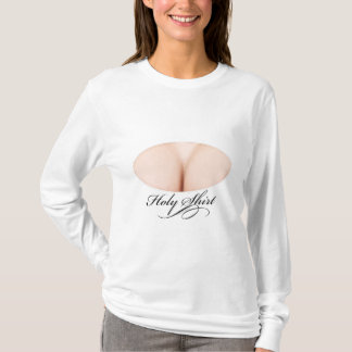 T-shirt Chemise sainte (chemise drôle de décolleté)