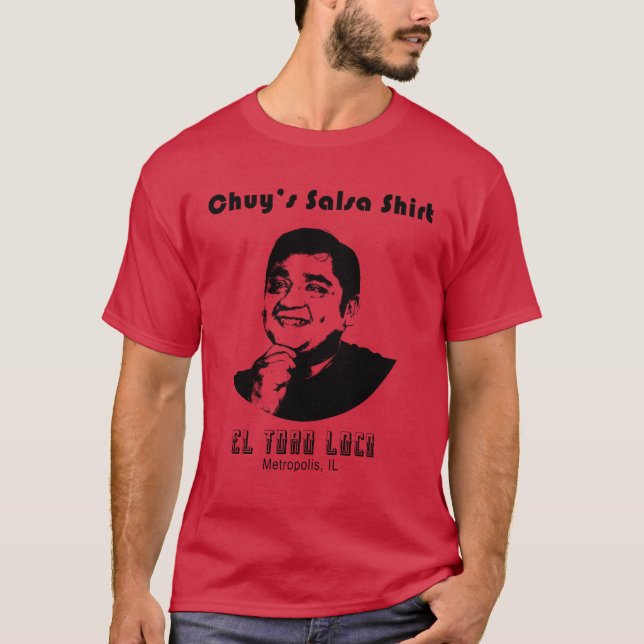 T-shirt Chemise salsa de Chuy (Devant)
